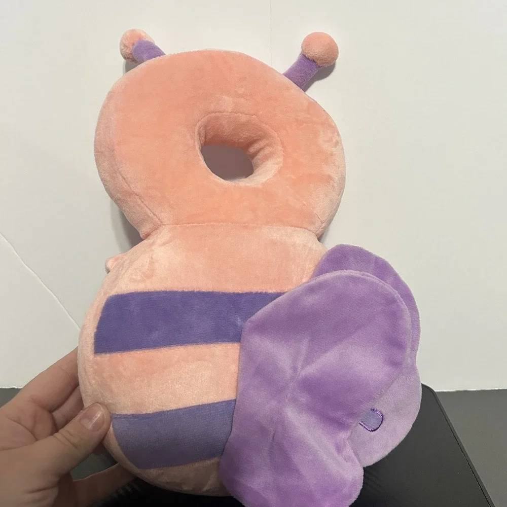 Pink butterfly baby backpack